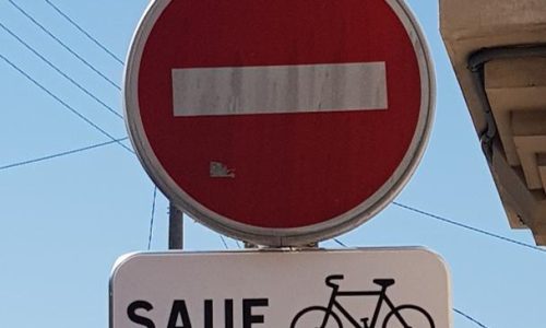 Sens interdit sauf vélo 4