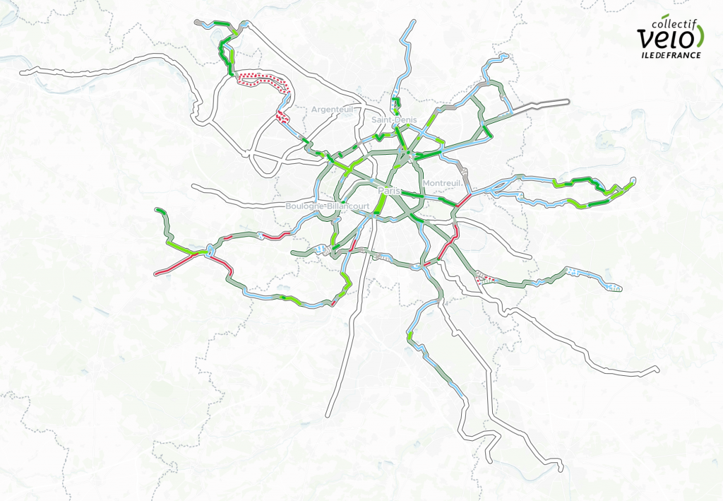Observatoire du réseau Vélo Île-de-France