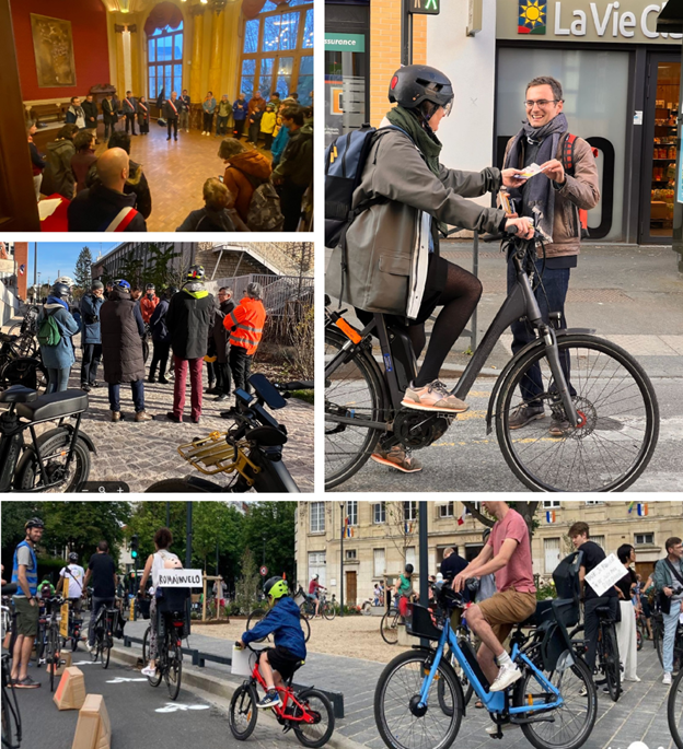 Les actions de Romainville à Vélo